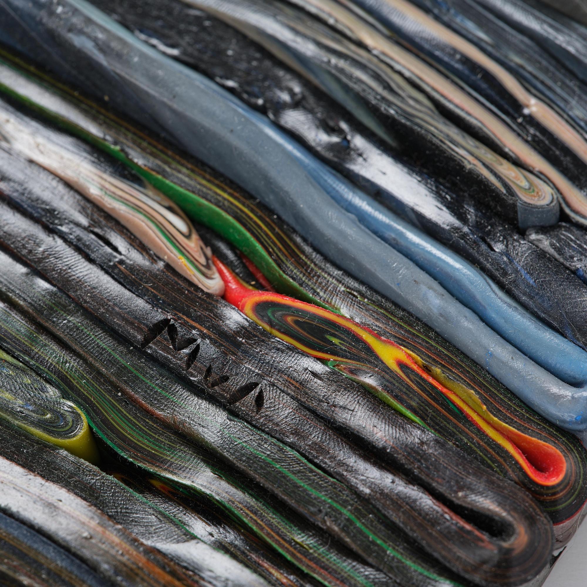 Matthias van Arkel, "Stripe Painting Black".