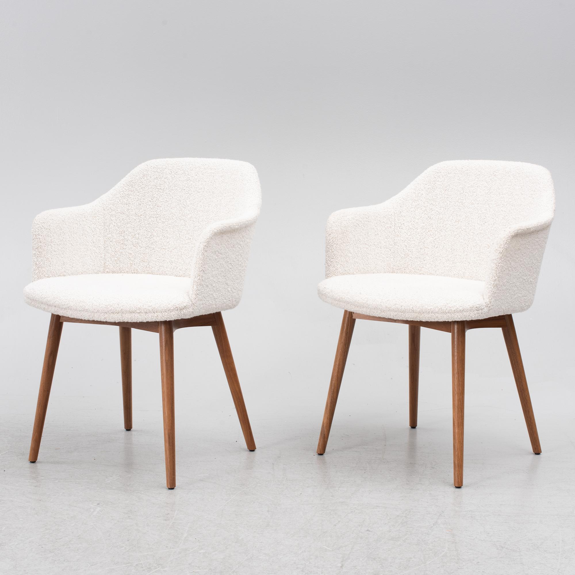Karmstolar, 6 st, "Rely Armchair", &Tradition, Danmark.
