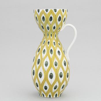 Stig Lindberg, an earthenware vase, Gustavsbergs studio.