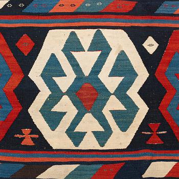 An antique Shahsavan kilim, ca 300 x 161 cm.