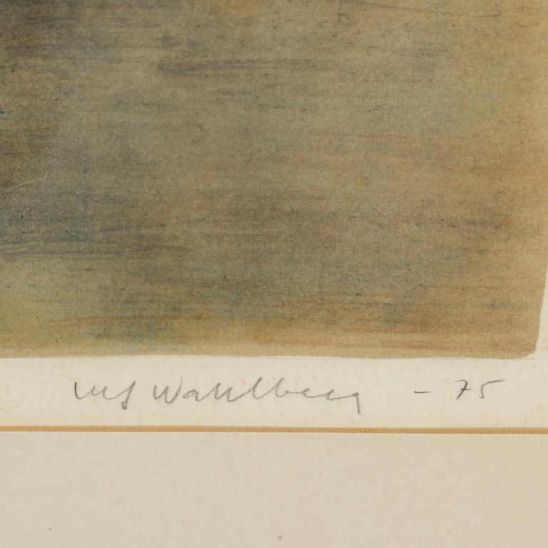 ULF WAHLBERG, lithograph in colours, 1975, signed provtryck.