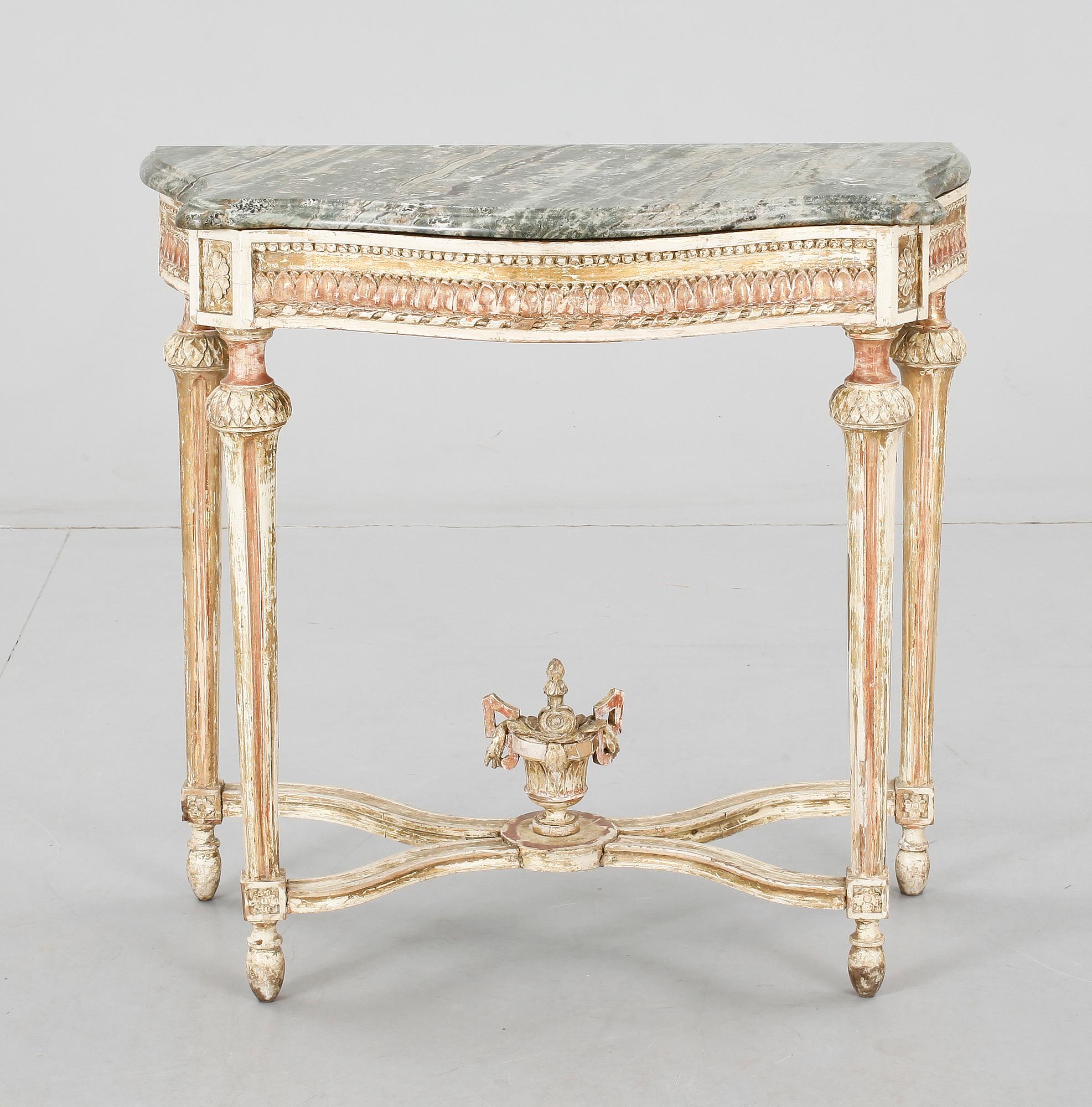 KONSOLBORD, rokoko/gustavianskt, 1700-talets andra hälf.