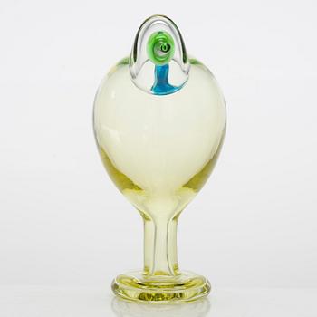 Oiva Toikka, A glass bird, signed Oiva Toikka IITTALA SCOPE 2021 112/500.