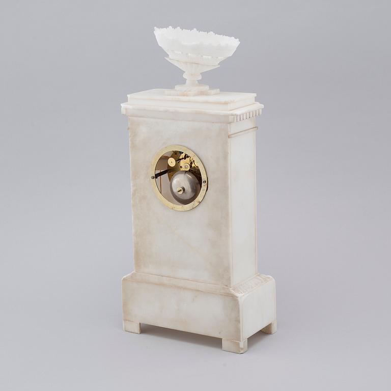 A late empire table clock, around the mid 19th century.