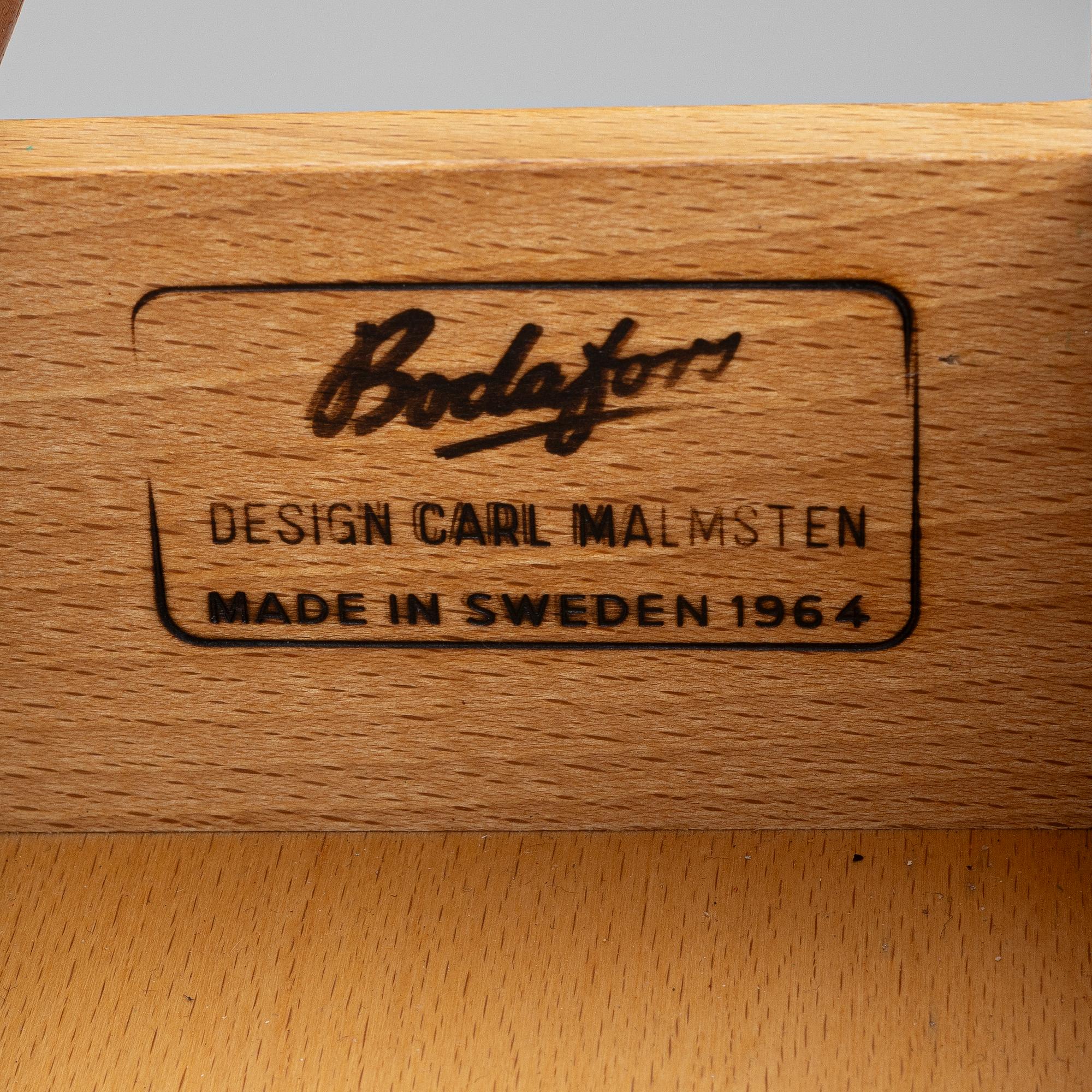 Carl Malmsten, cabinet, "Herrgården", Bodafors, 1964.