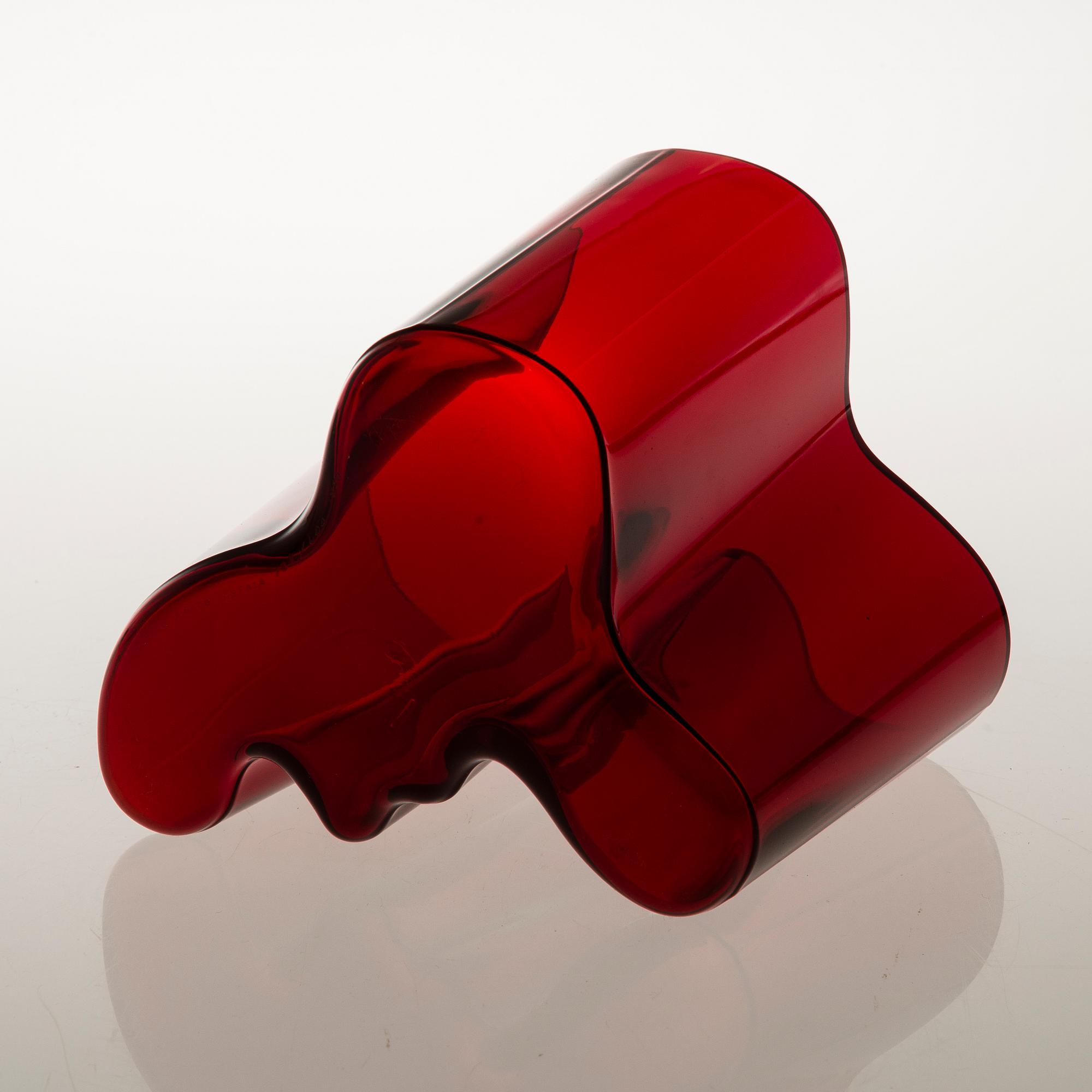 A 'Savoy' glass vase, signed "Alvar Aalto Iittala 138/400 1990.