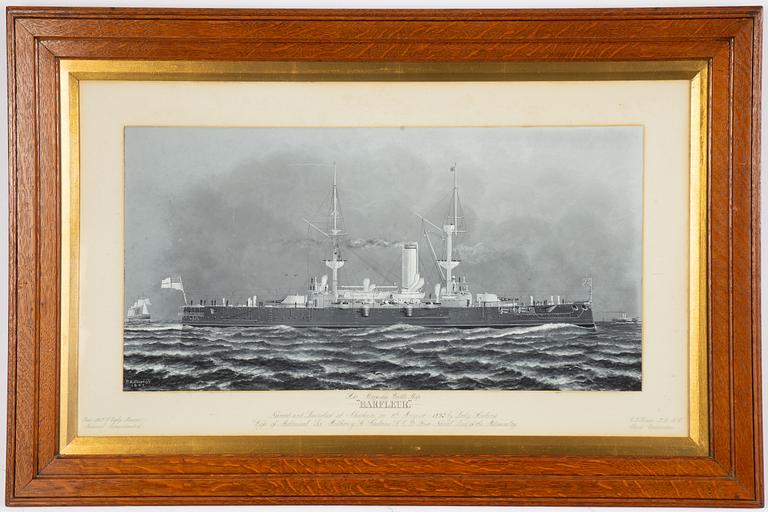 P. A. Chinnery, 1800/1900-tal, H M Battleship "Barfleur".