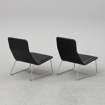 JASPER MORRISON, Two 'Low Pad' lounge chairs, Cappellini.