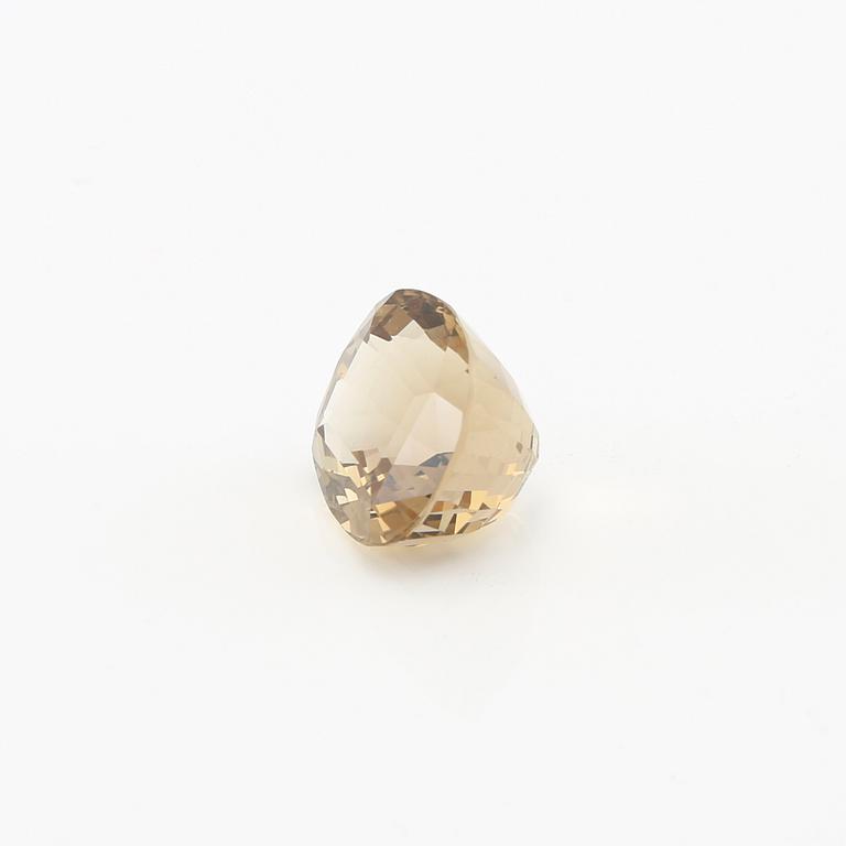 Loose, step-cut citrine, likely from Wiwen Nilsson's workshop.