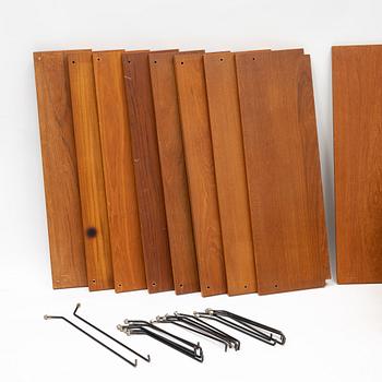 Poul Cadovius, a teak-veneered 'Royal system' shelving system, Denmark.