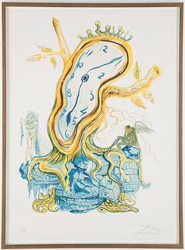 SALVADOR DALI, färglitografi, 1976, signerad och numrerad 161/250.