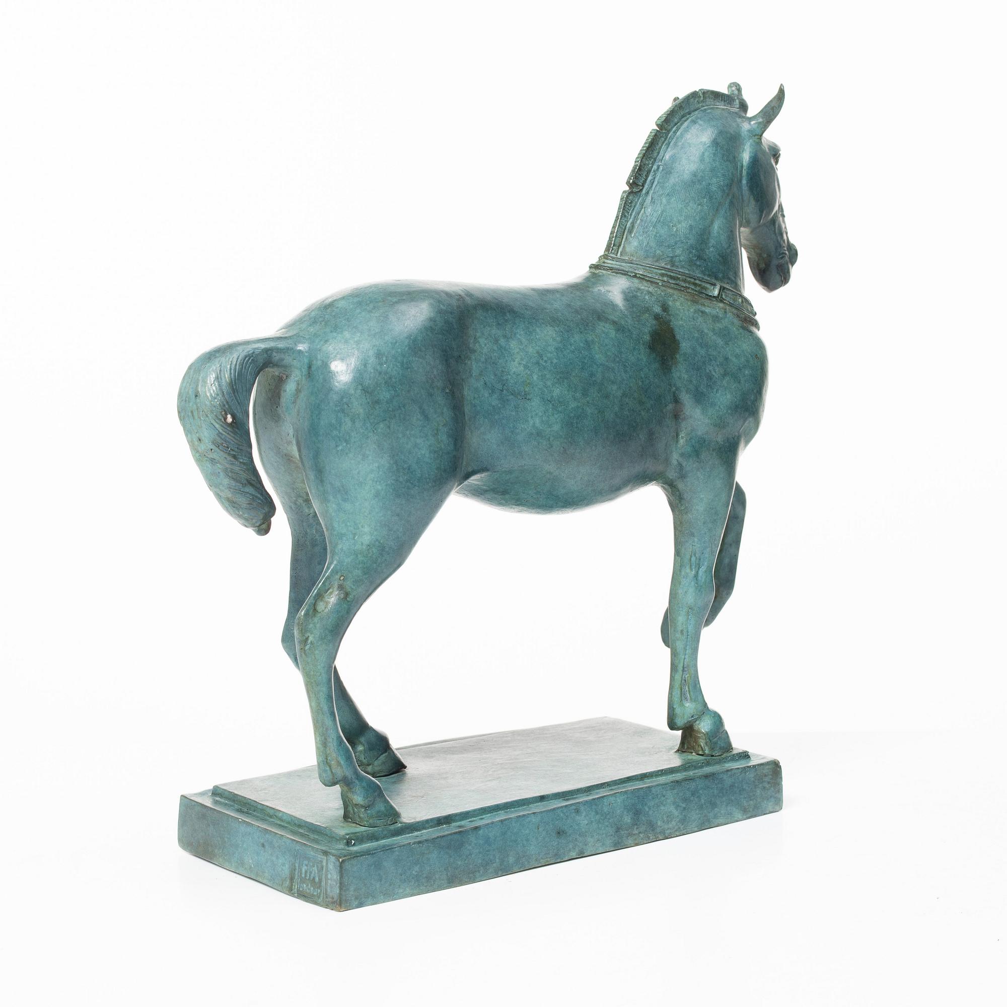 A sculpture after "The Byzantine horses / The Constantinople horses / The Venetian horses," St. Mark's Basilica.