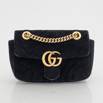 Gucci, väska, "Marmont Mini Velvet Bag".