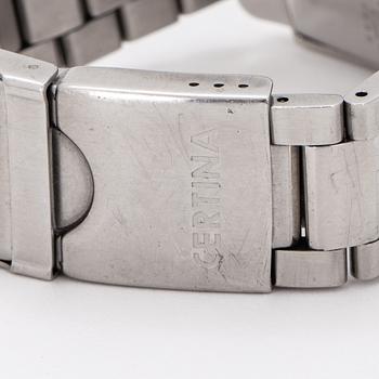 CERTINA, DS Podium Square (100m/330ft), chronograph, wristwatch, 38 x 38 mm.