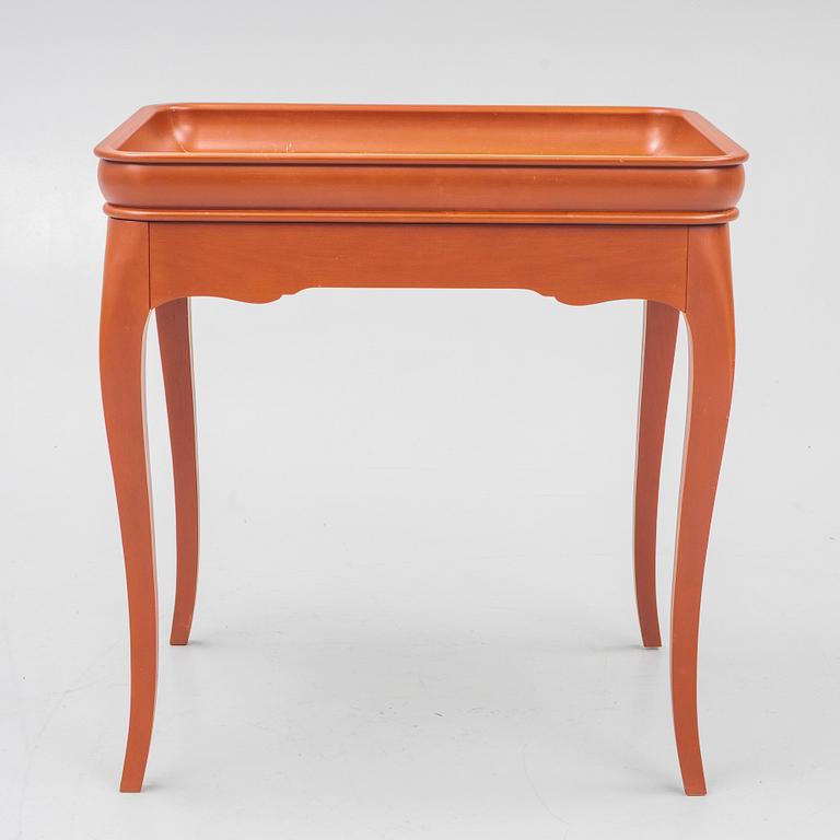 A tray table, "Hällestad", from IKEA's 18th-century series, late 20th century.