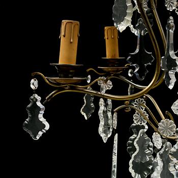 LJUSKRONA, rokokostil, 1900-talets mitt/andra hälft, höjd 80 cm.