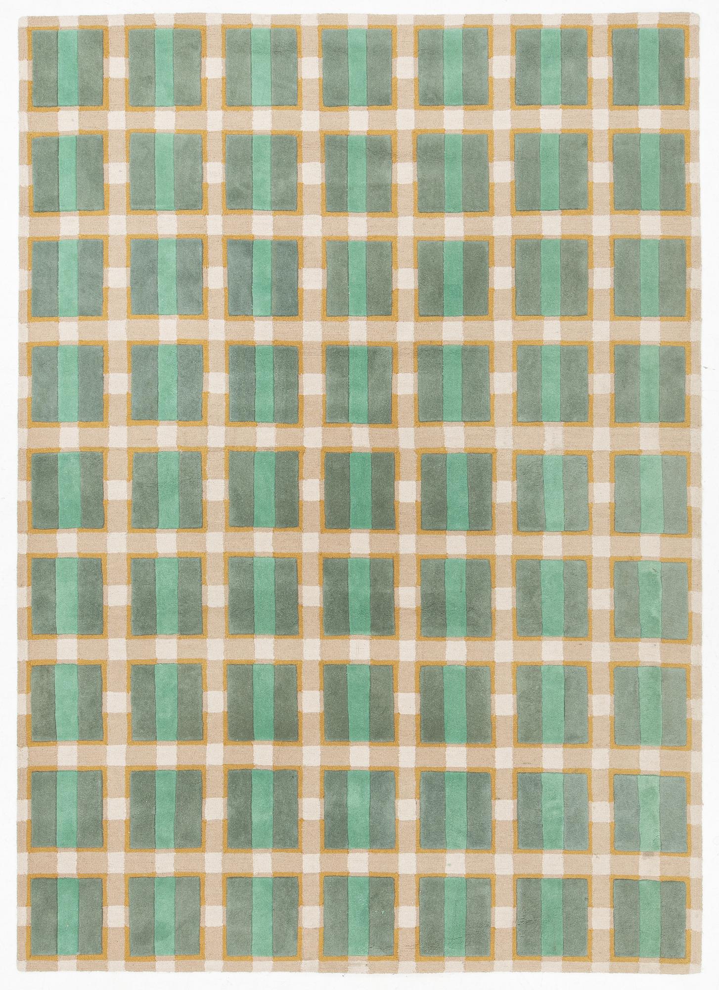 Evelina Kroon, matta, "Fern Garden", Layered, ca. 350 x 250 cm.