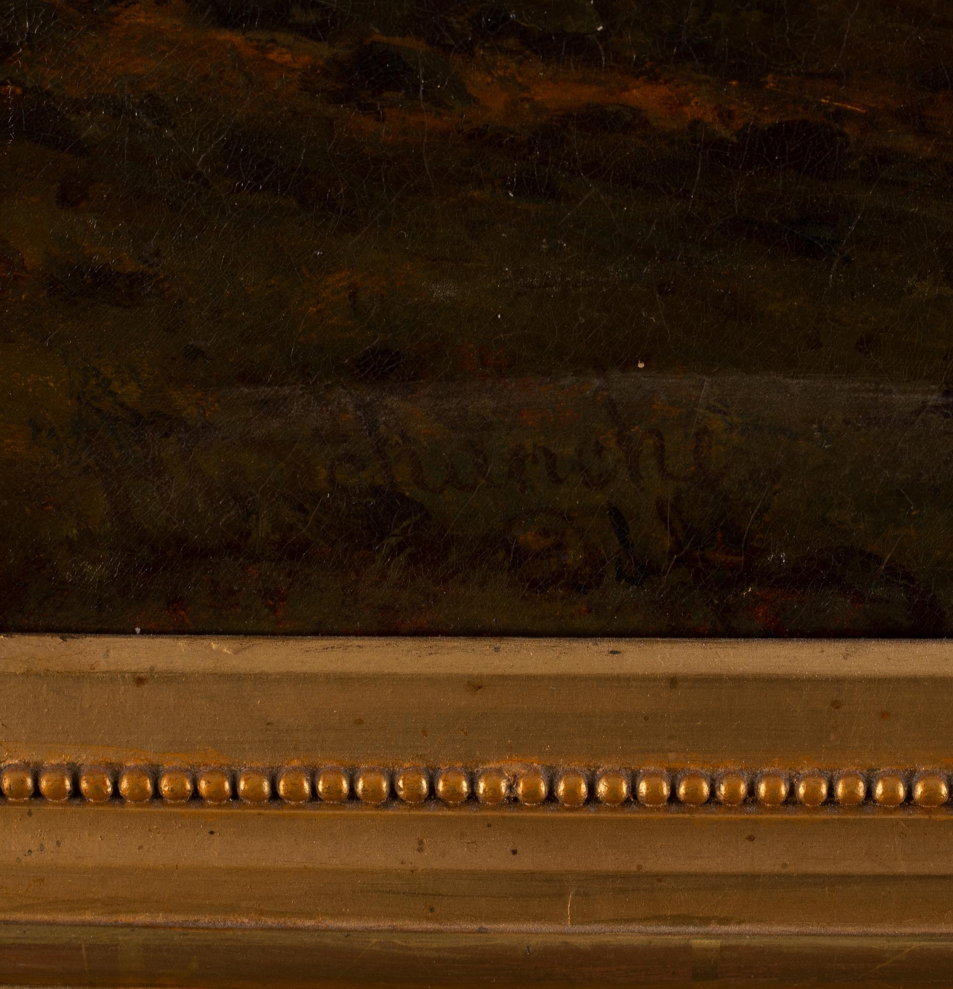 Herman Garman Schanche, oil on canvas, signed.