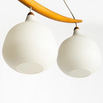 Uno & Östen Kristiansson, taklampa, Luxus, Vittsjö, 1900-talets andra hälft.