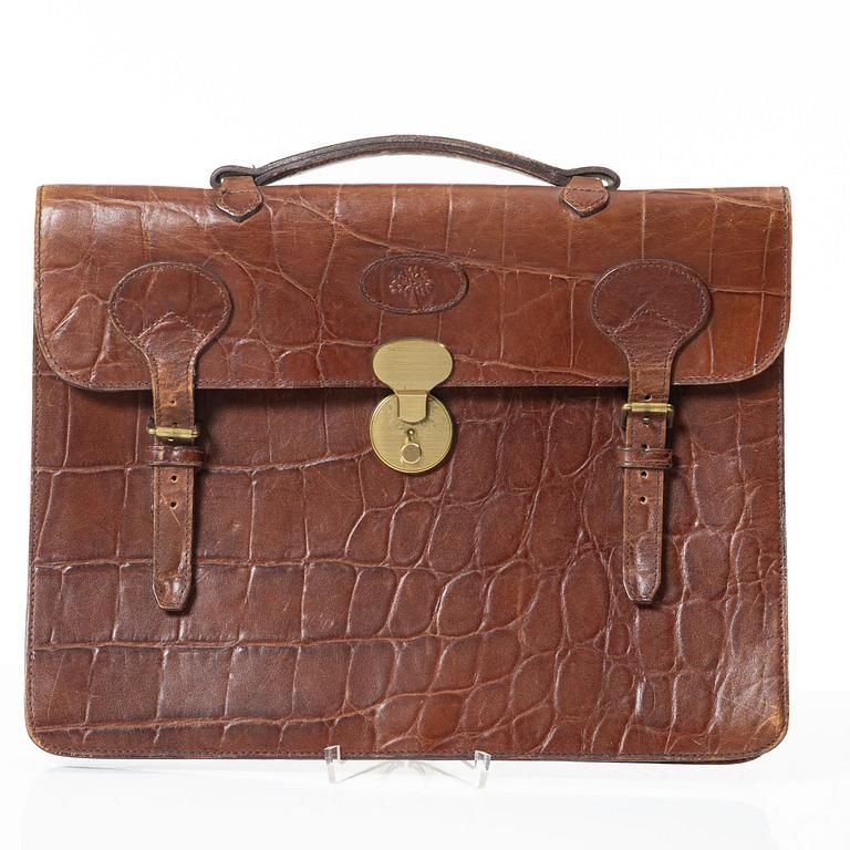 Mulberry, portfölj, vintage.