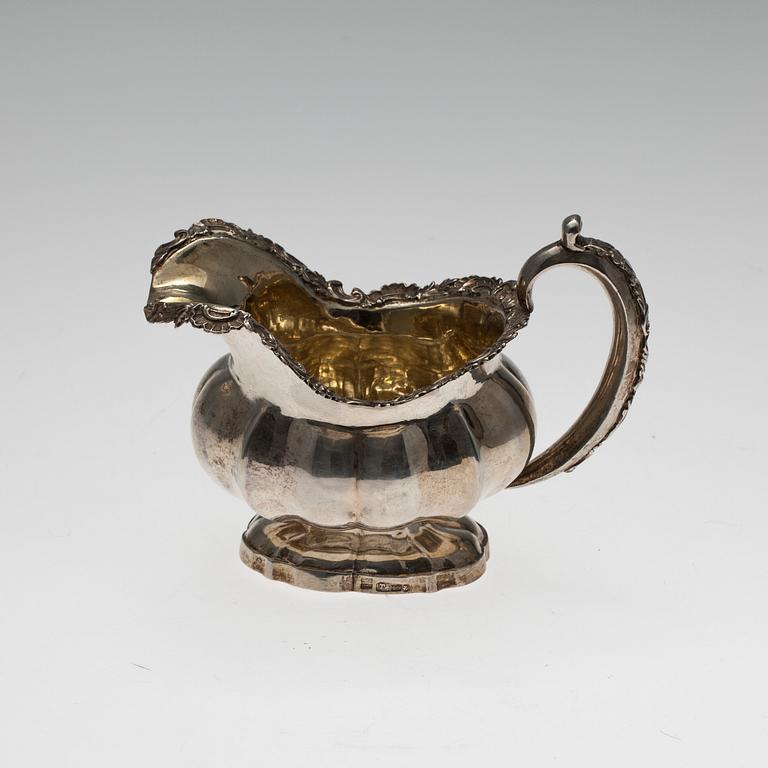 GRÄDDSNÄCKA, silver, S:t Petersburg Ryssland 1845. Vikt ca 140,8 g.