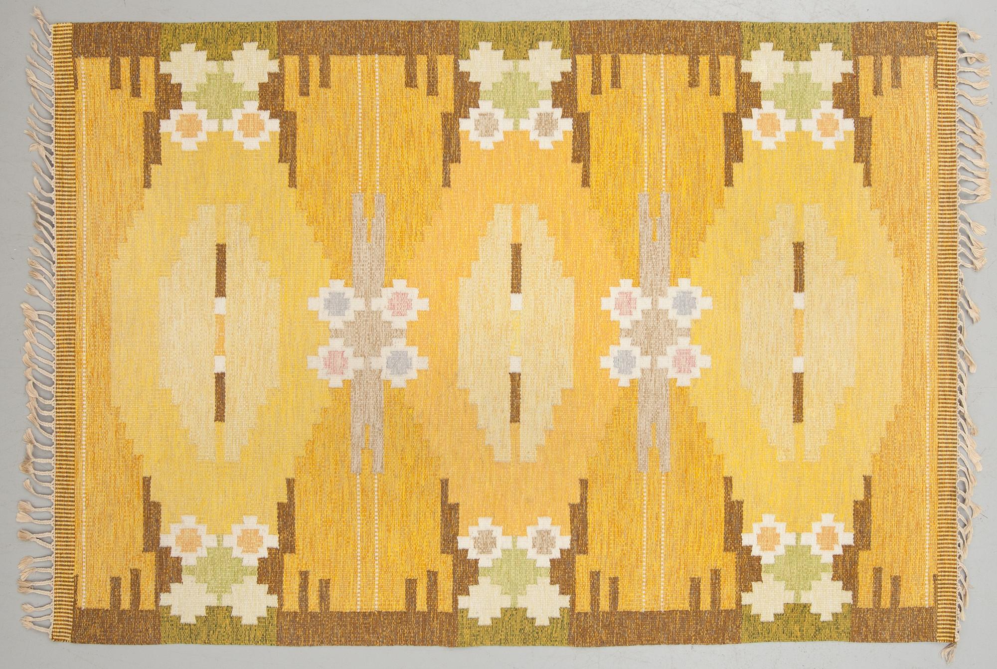 MATTA, rölakan, monogramsignerad IS (Ingegerd Silow). Ca 283 x 196 cm.