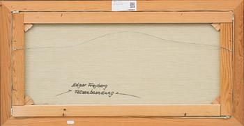 EDGAR FREYBERG, olja på duk, signerad.