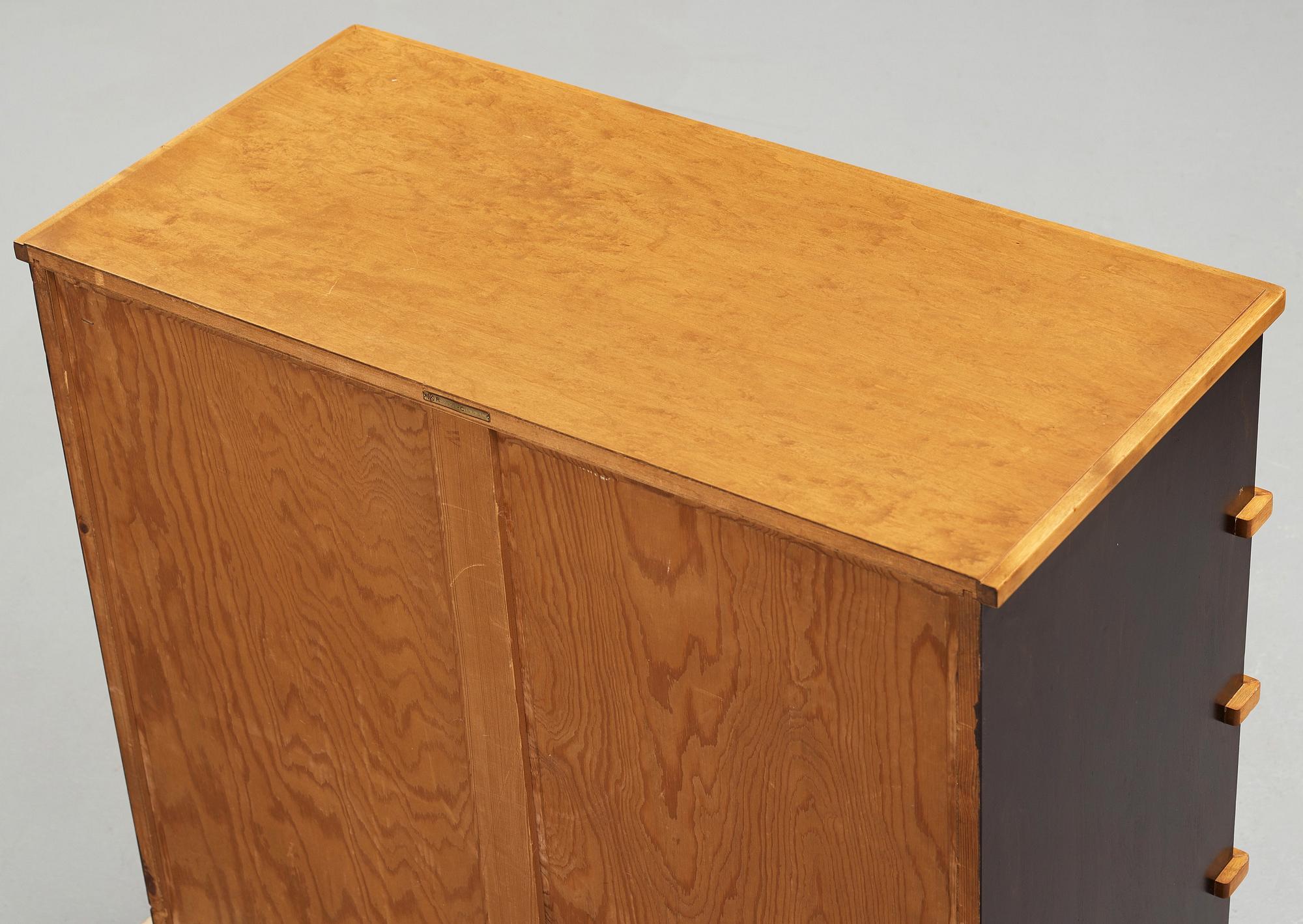 Axel Einar Hjorth, an "Oh Boy" chest of drawers for Nordiska Kompaniet, Sweden, designed in 1929.