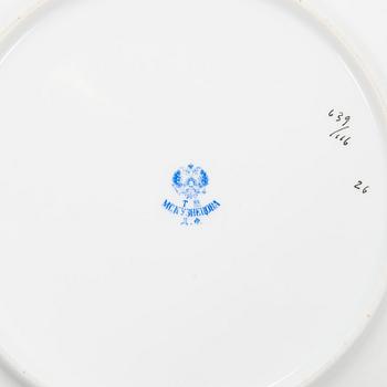 Dinner ware, porcelain, 57 pcs, Kuznetsov, Dmitrov factory, Russia 1894-1917.
