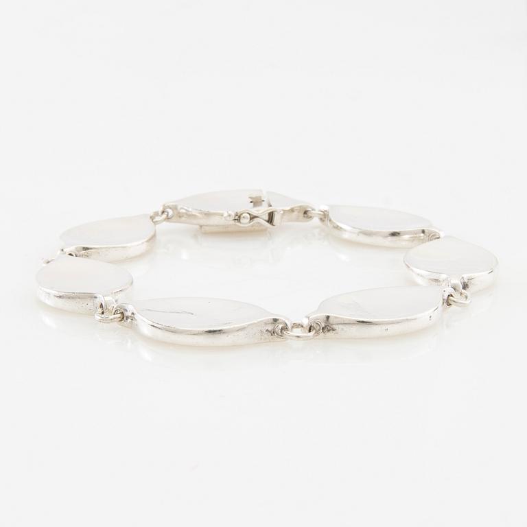 Georg Jensen, Bracelet model no. 171, sterling silver, Denmark.
