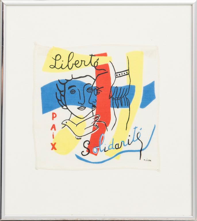 Fernand Léger, "Liberté Paix Solidarité".