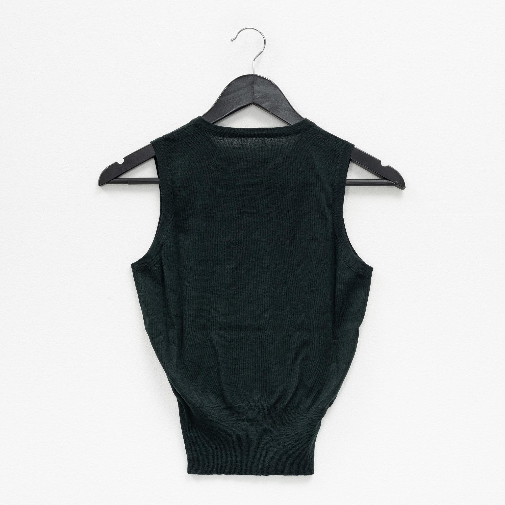 Alaïa, twin set bestående av kofta och linne, fransk storlek 38.