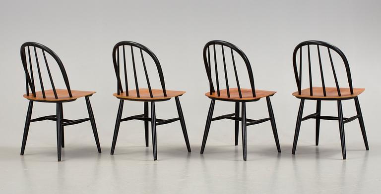 STOLAR, 4 st, "Fanett", Ilmari Tapiovaara, Edsbyverken, 1950-tal.