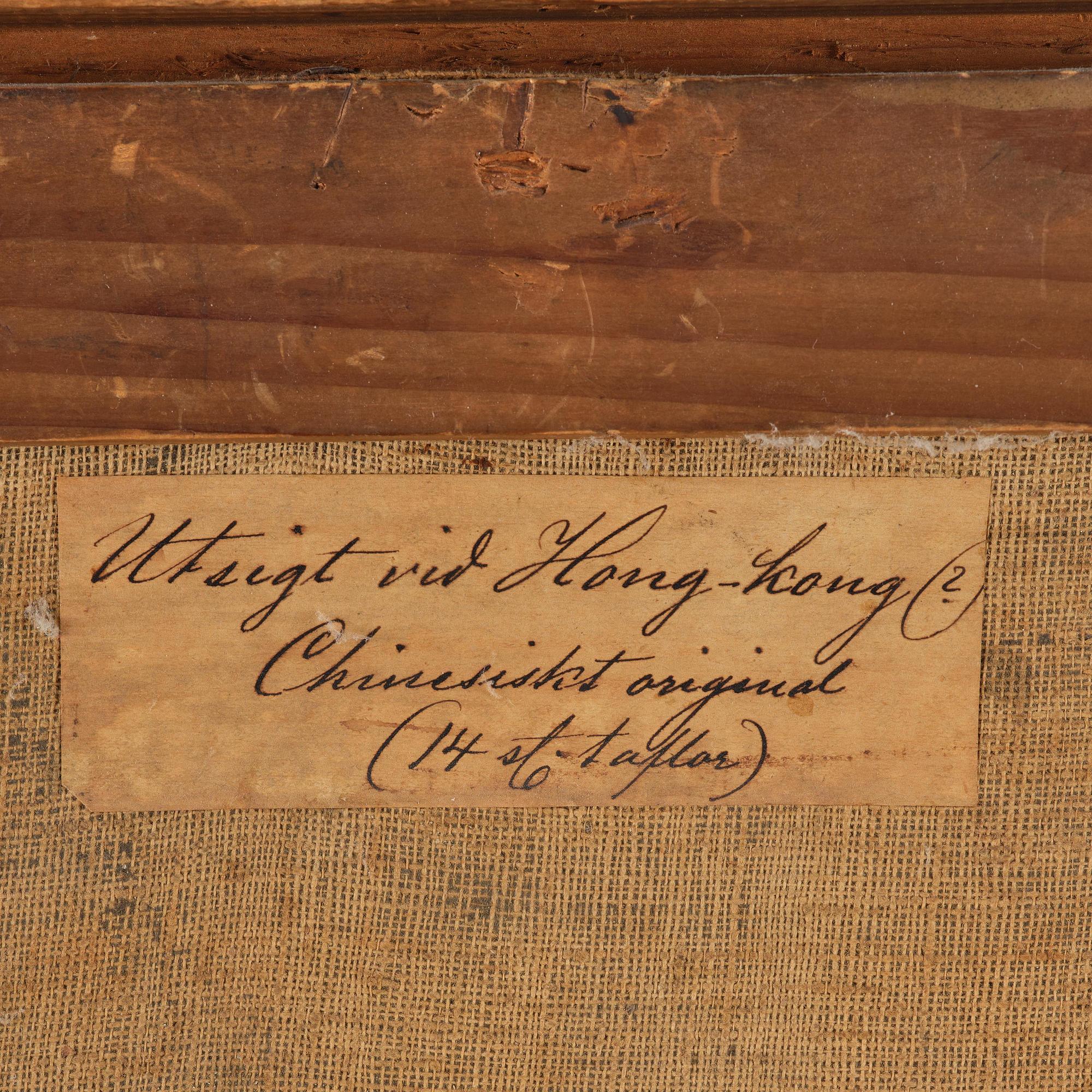 "Table Mountain", Kina, omkring 1800.