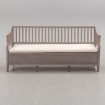 A late Gustavian sofa from around year 1800.