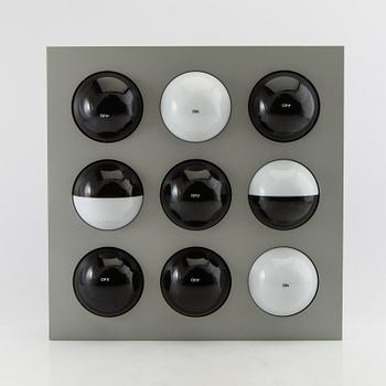 Paul Talman, vägglampa, Fifty Fifty ("ON/OFF"), 1990-tal.