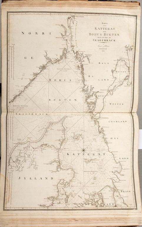 Gustaf af Klint, book, "Sweden's Maritime Atlas", 1797-1815.
