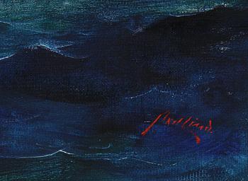 AXEL LIND, olja på duk. Sign.