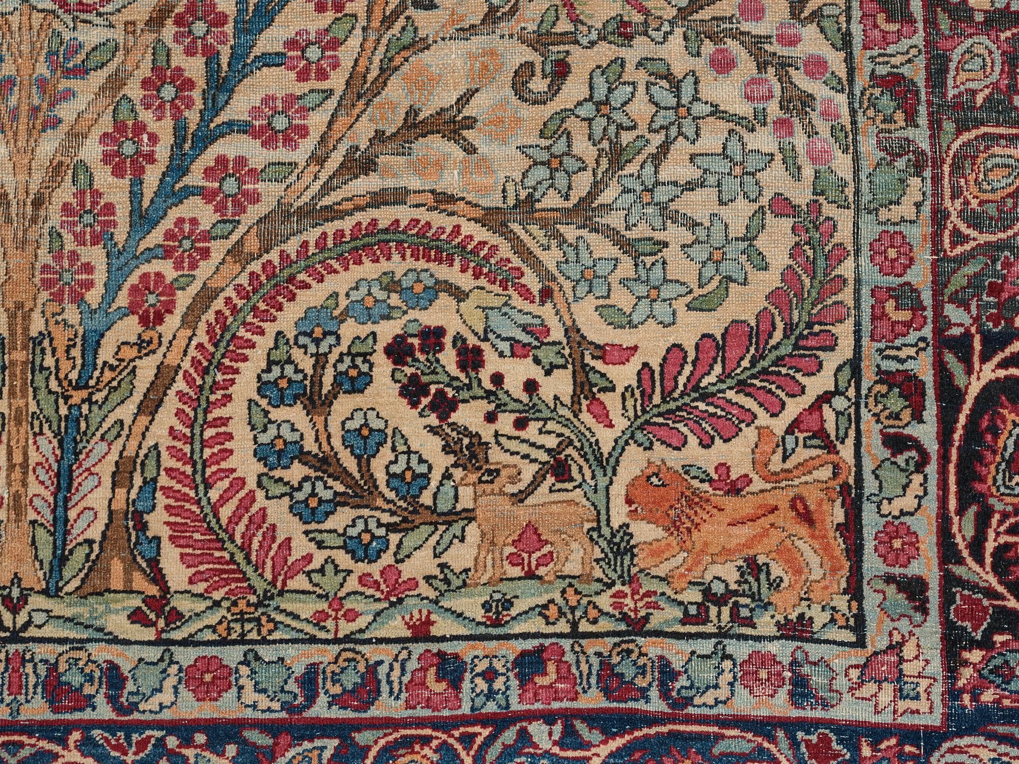 Matta, semiantik Kirman Laver, ca 221,5 x 142 cm.