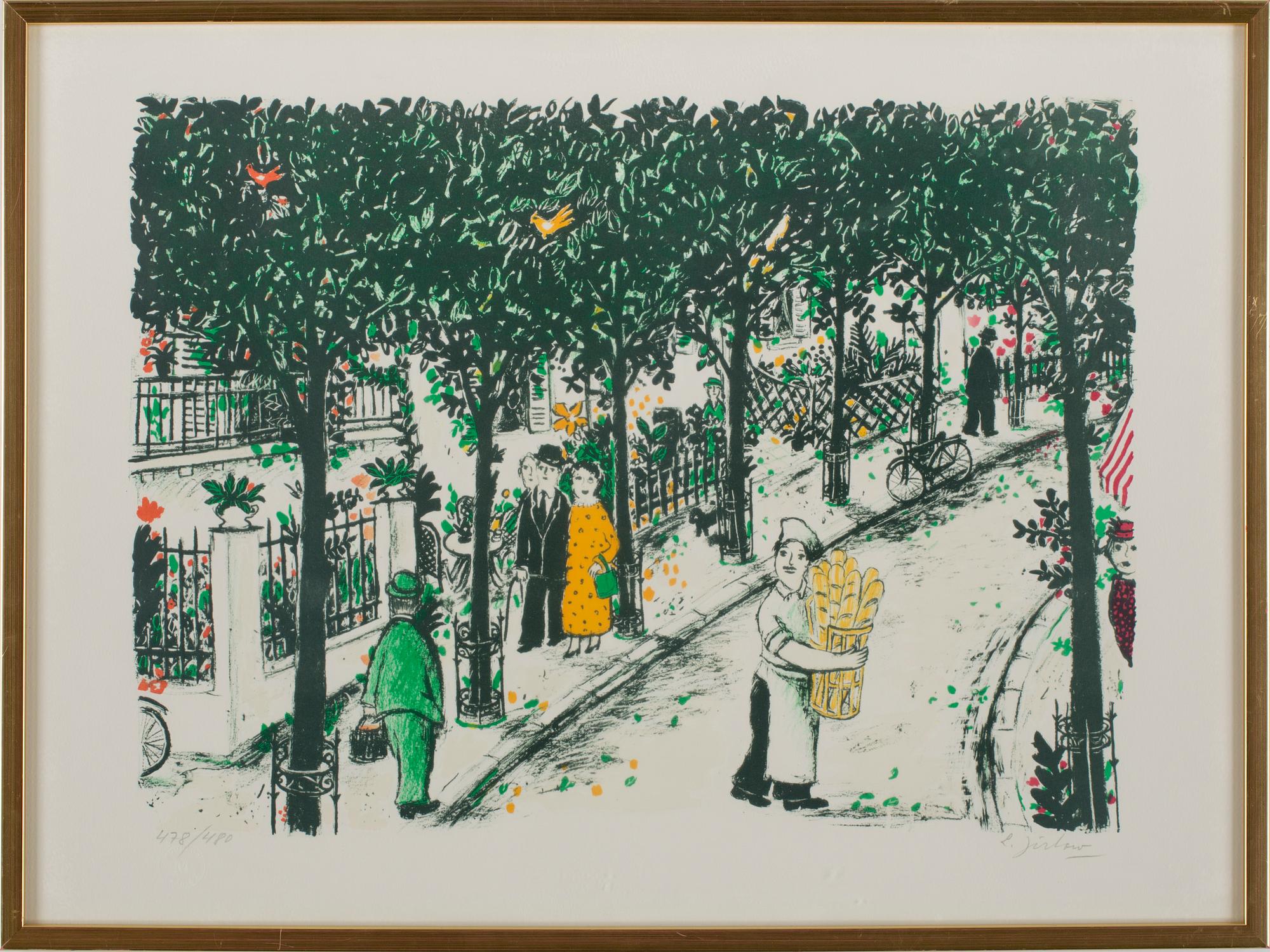 LENNART JIRLOW, litografi, signerad 478/480.
