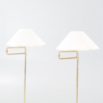 A pair of floor lamp from the latter half of the 20th century.