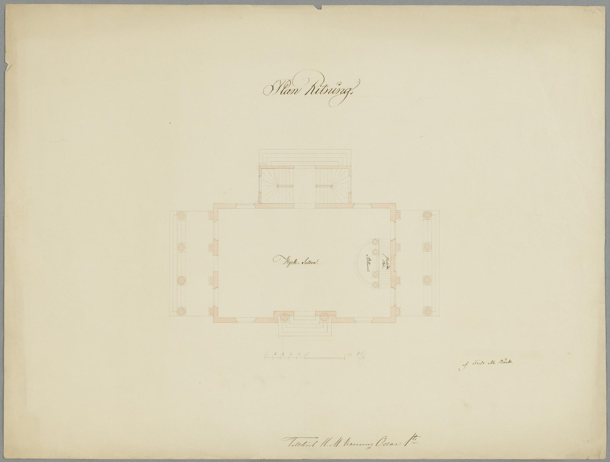Fredrik Magnus Bäck, Four Project Drawings (4).