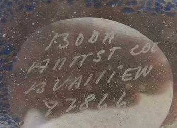 VAS/FLASKA, glas, Bertil Vallien, Boda Artist Collection, sign.