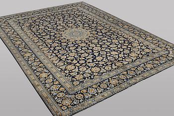 A carpet, Keshan, ca 405 x 302 cm.
