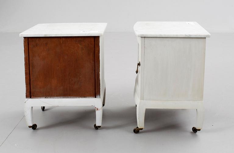 NATTDUKSBORD, ett par, 1900-tal.