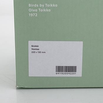 Oiva Toikka, glasfågel, signerad O. Toikka Iittala, Vantaa - Vanda. År 2002.