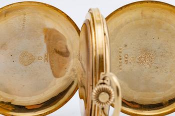 OMEGA, pocket watch hunter, 50 mm.