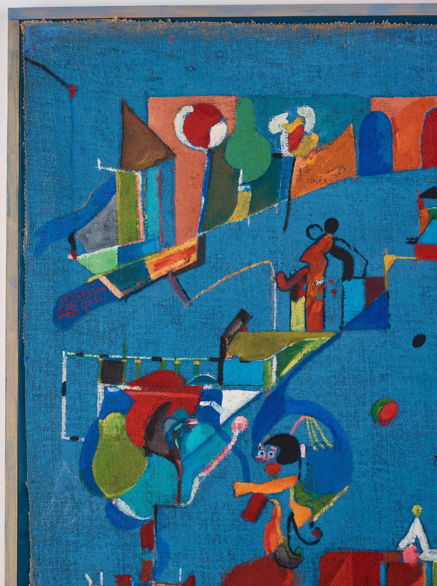 Leif Ericson, "Det blå torget".