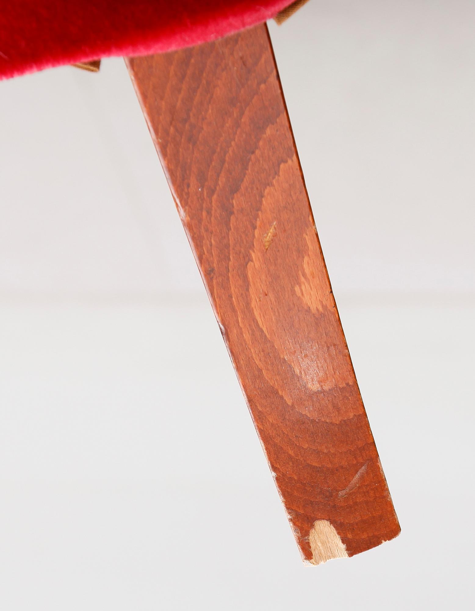 FÅTÖLJER, 1 par, 1900-talets andra hälft.