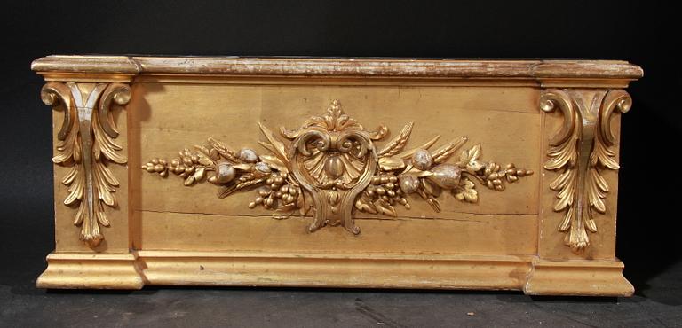 SPEGEL med KONSOL, nyrokoko, 1800-tal.